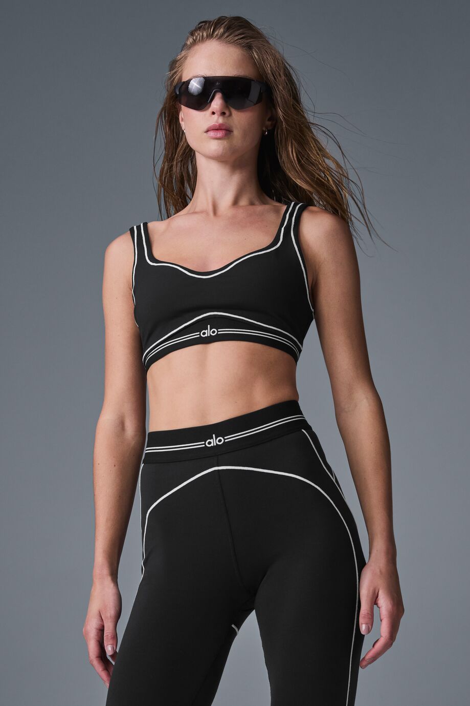Airbrush Heart Throb Bra - Black
