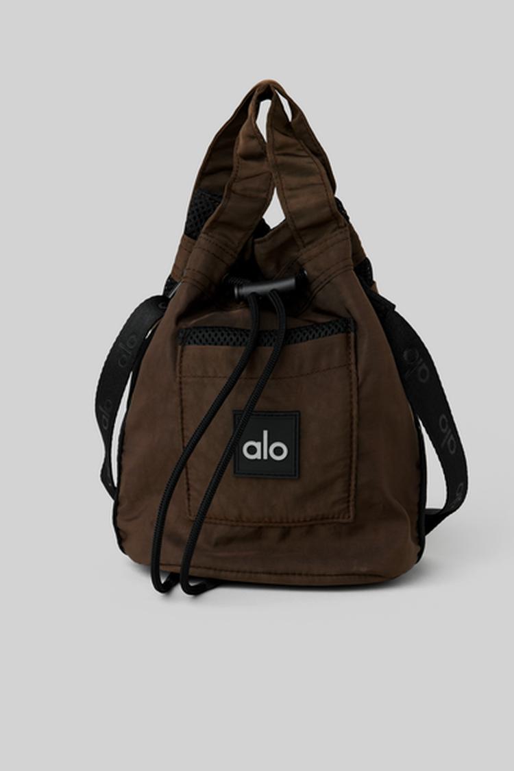 Cross Body Bucket Bag - Espresso