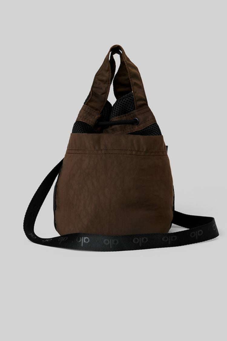 Cross Body Bucket Bag - Espresso