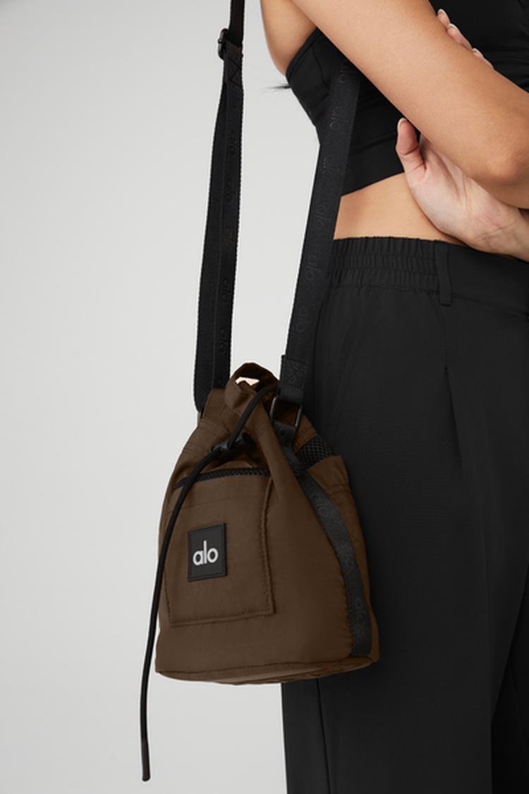 Cross Body Bucket Bag - Espresso