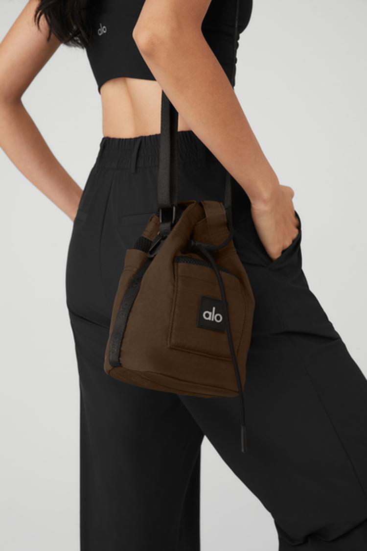 Cross Body Bucket Bag - Espresso