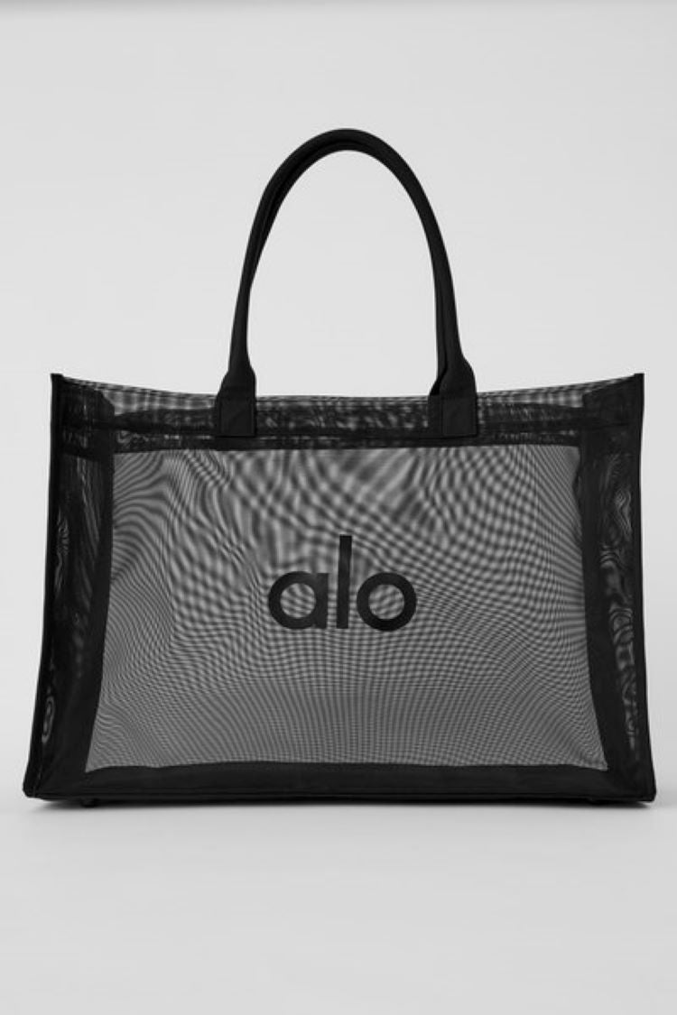 Sheer Tote Bag - Black