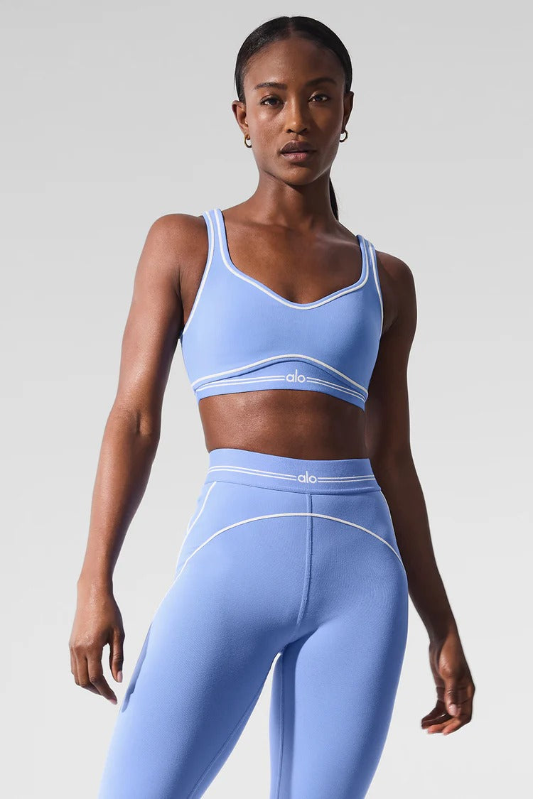 Airbrush Heart Throb Bra - Crystal Clear Blue