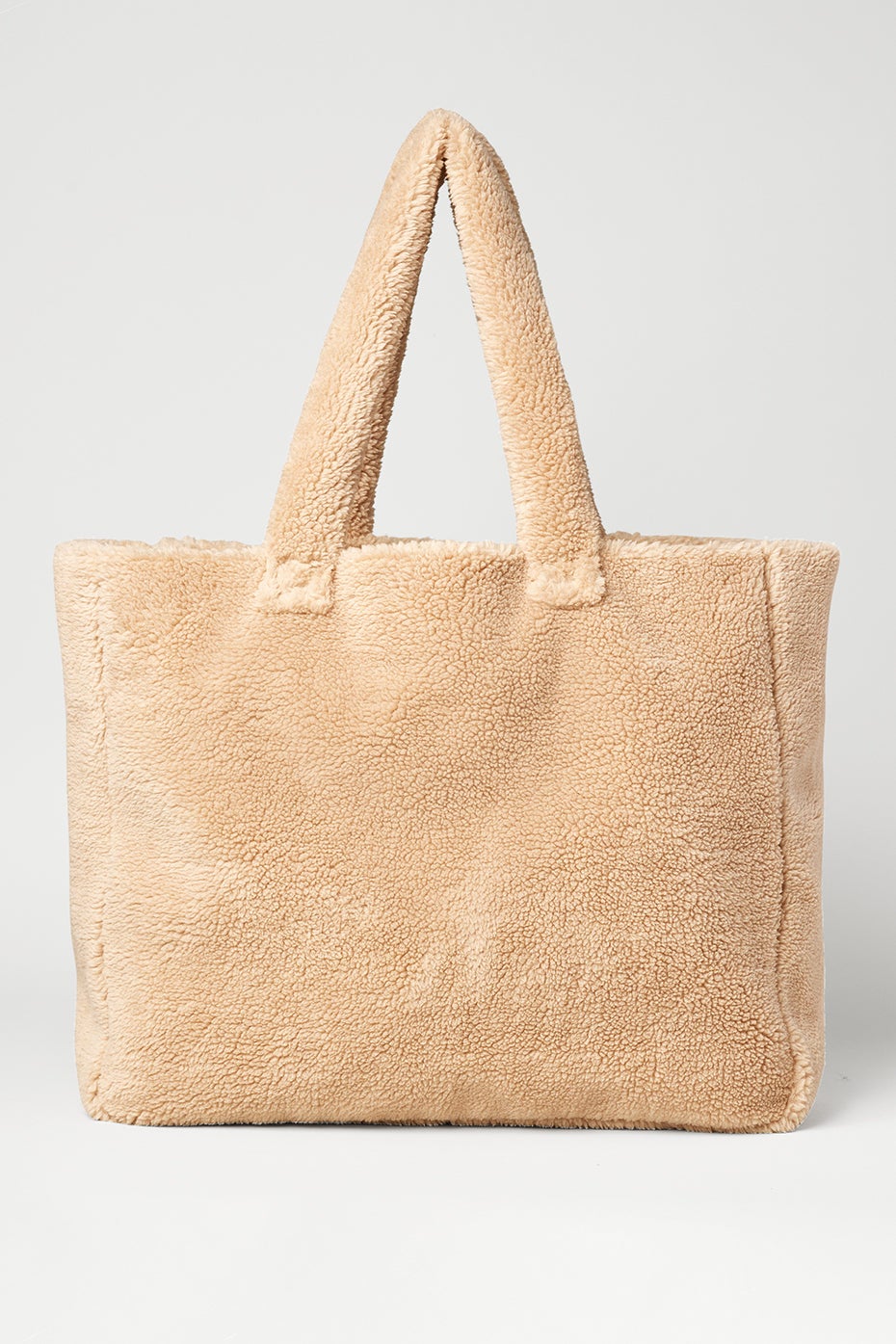 Foxy Sherpa Tote - Camel