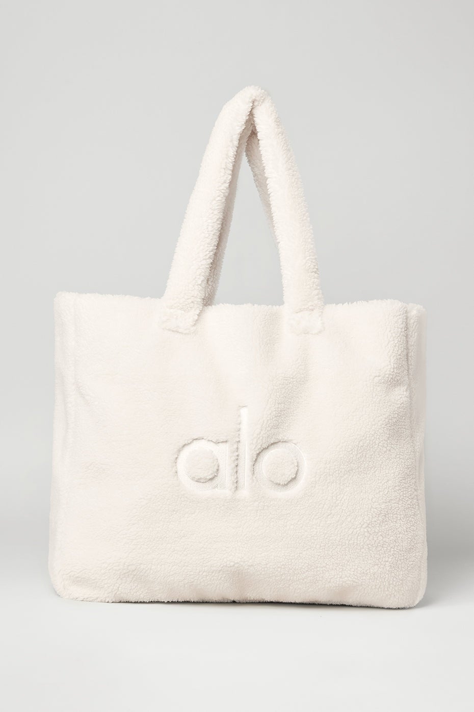 Foxy Sherpa Tote - White