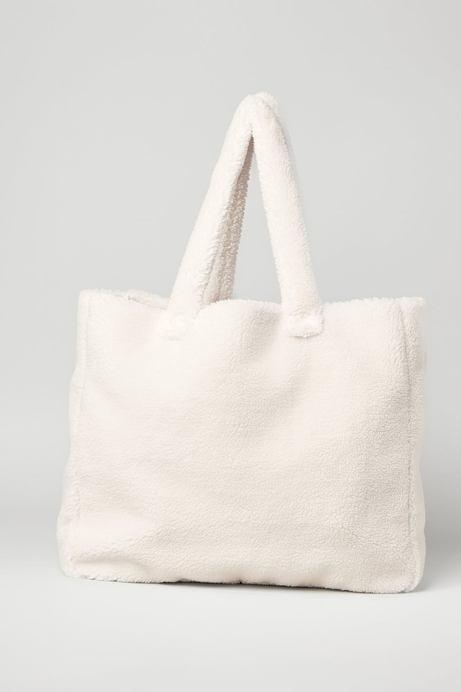 Foxy Sherpa Tote - White