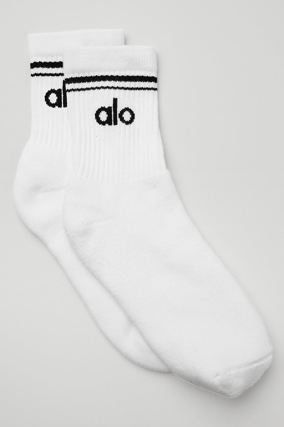 Half-Crew Throwback Sock - Unisex - White/Black
