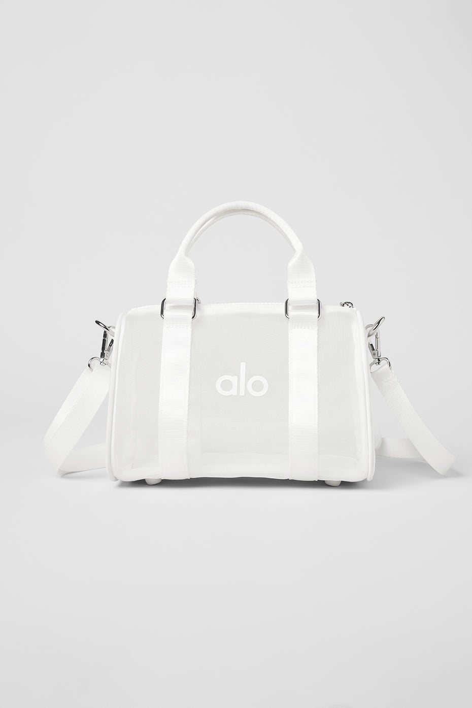 Mini Sheer Duffle - White