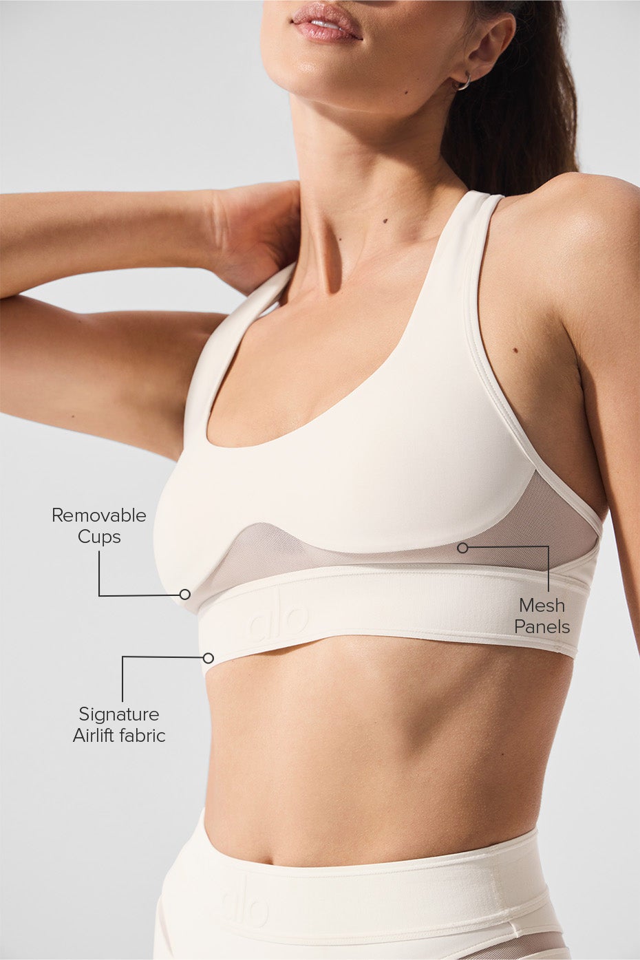 Airlift Rebel Bra - White