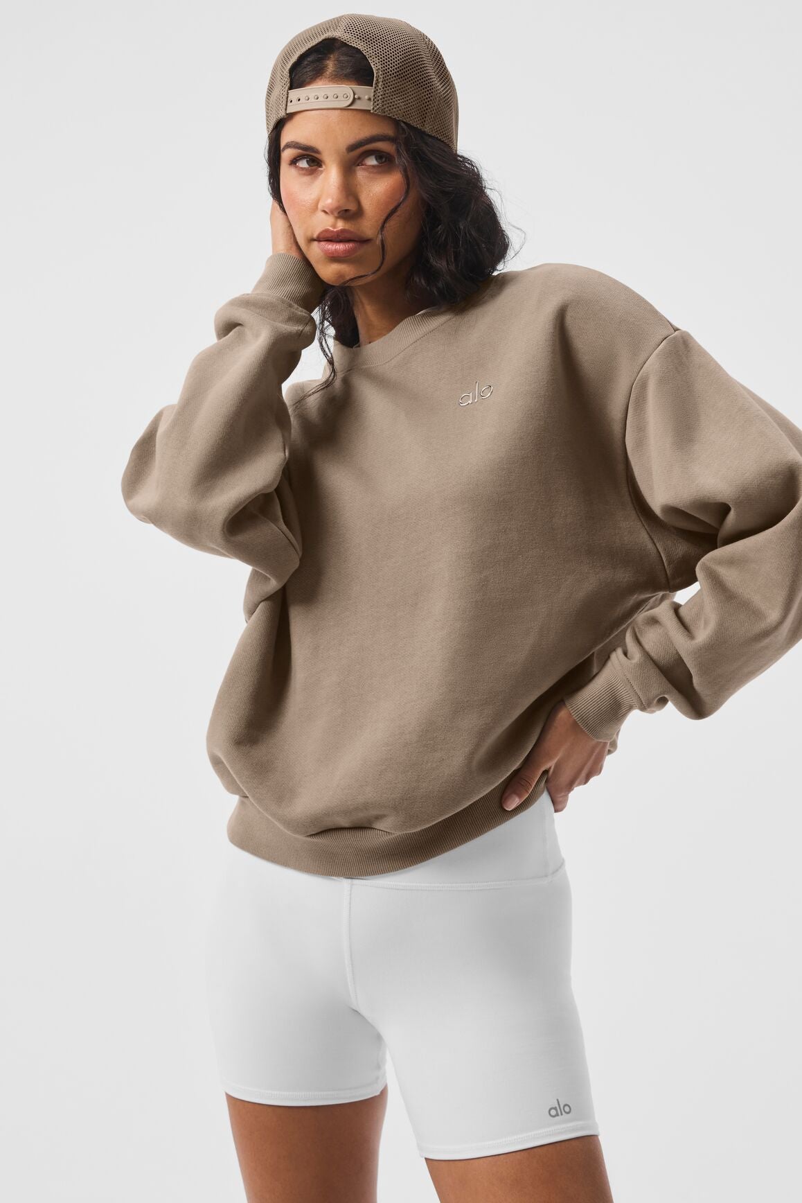 Accolade Crew Neck Pullover - Beige
