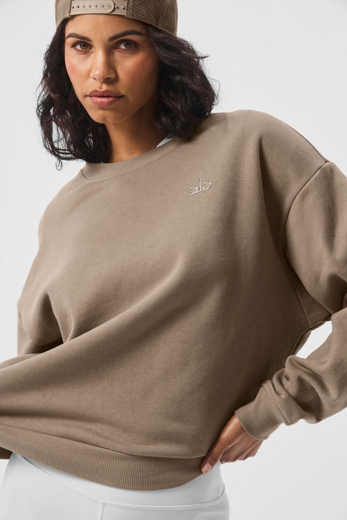 Accolade Crew Neck Pullover - Beige
